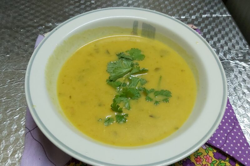 Fresh Pigeon Peas Coconut Curry