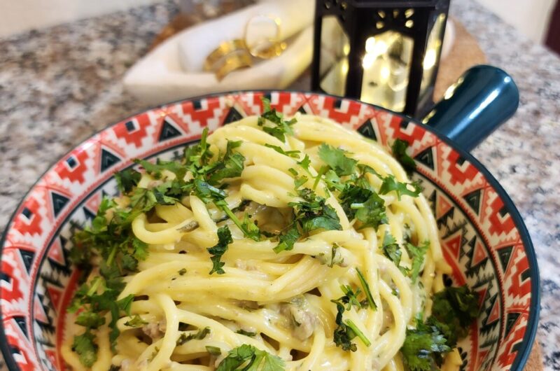 Swahili-Style Spaghetti in Coconut Sauce
