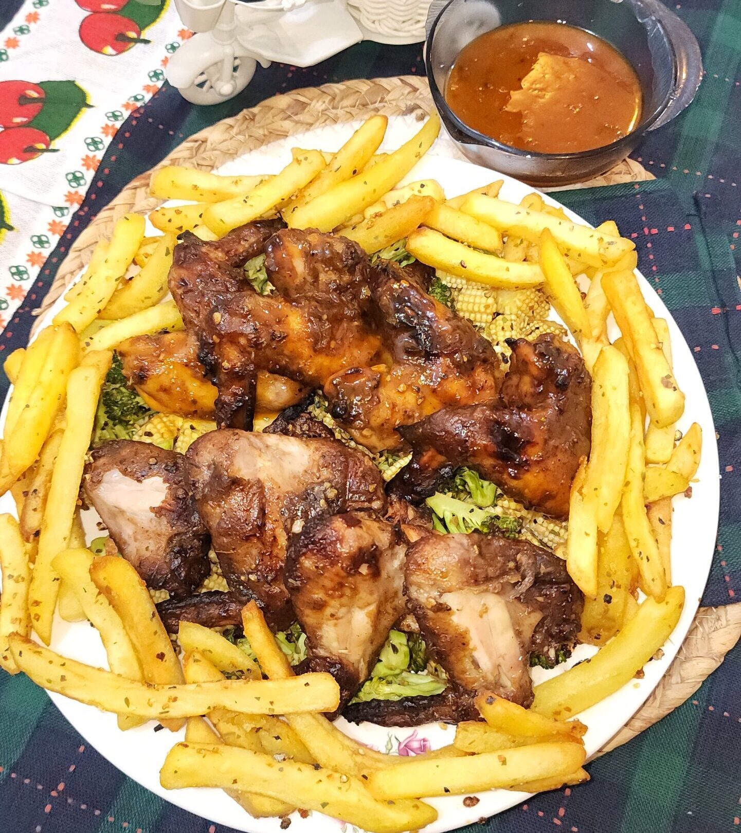Chinese Fiery Chicken Wings 1 Chinese sweet and spicy chicken wings