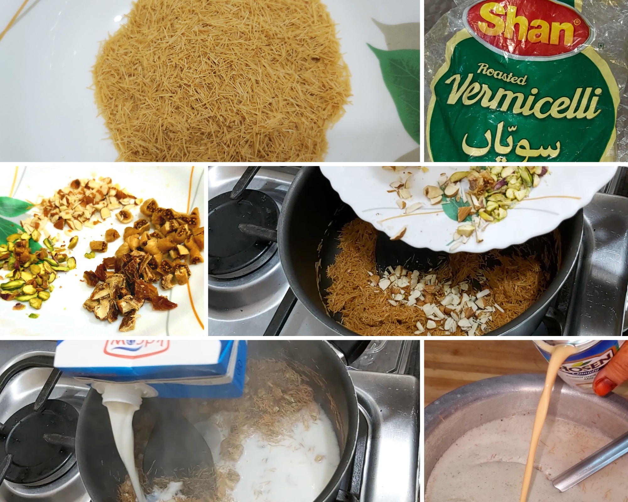 Authentic Sheer Khurma Recipe | Bohra Sev Khurma for Eid 3 Sheer Khurma/sevaiya Recipe Ingredients