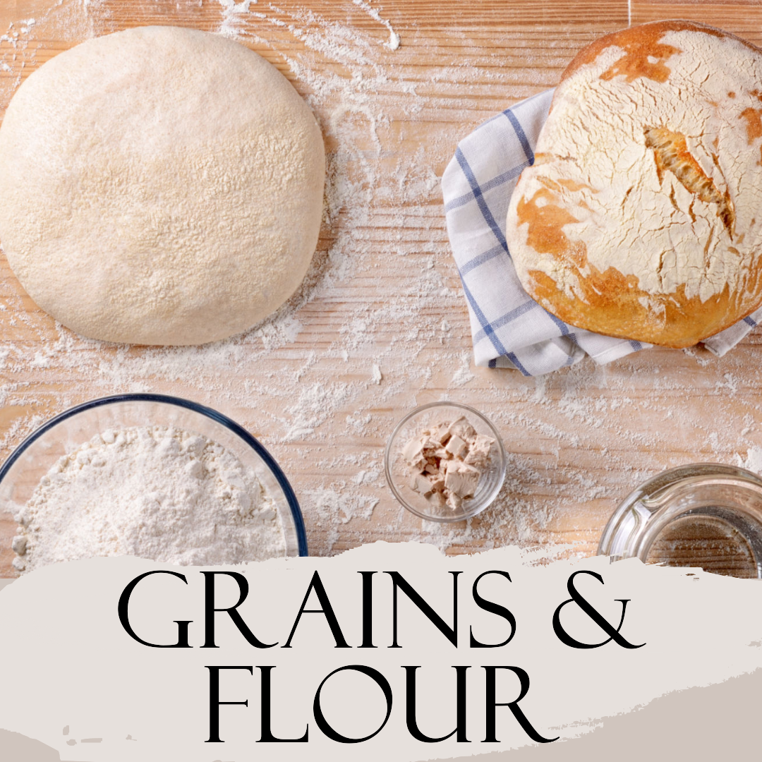 grains and flour