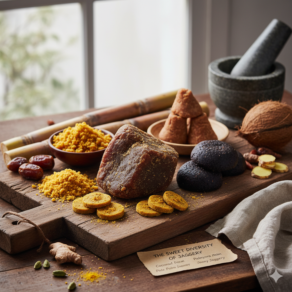 types of jaggery